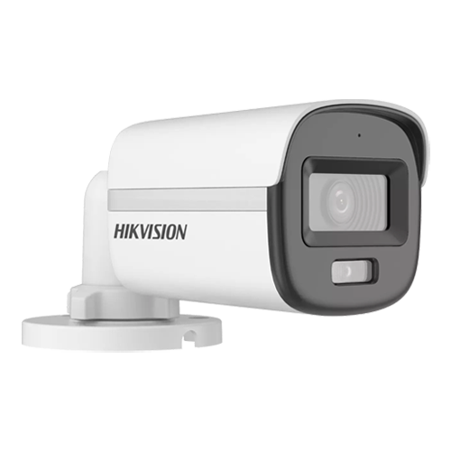 ColorVu, Dual Light - Camera analog 2MP, lentila 2.8mm, IR 20m, WL 20m, TVI/AHD/CVI/CVBS, Mic., IP67 - HIKVISION DS-2CE10DF0T-LFS-2.8mm