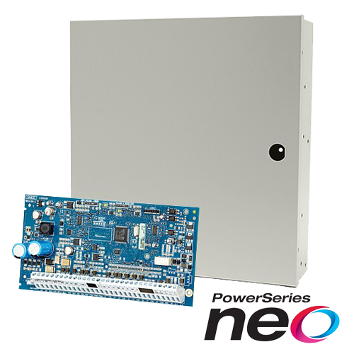 Centrala SERIA DSC POWER NEO 8 zone extensibila la 64 zone, 8 partitii - DSC HS2064NKE