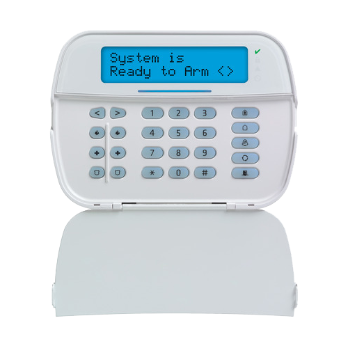 Tastatura LCD alfanumerica, cablata, 128 zone, cititor proximitate, SERIA PRO - DSC HS2LCDPROEE3