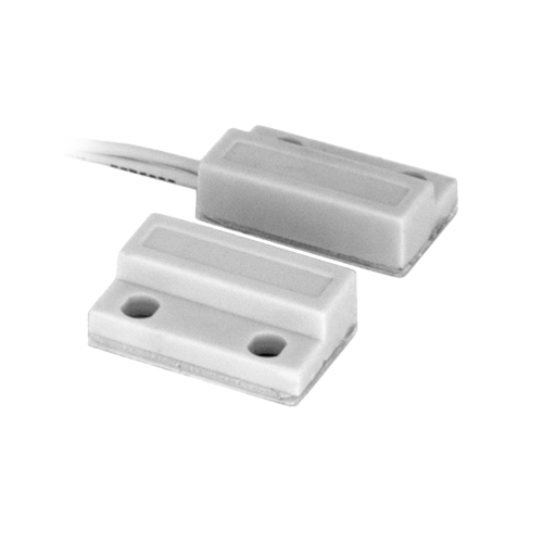 Contact magnetic aparent, NC, autoadeziv (alb)