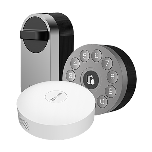 Incuietoare inteligenta cu tastatura multifunctionala si Home Gateway - EZVIZ