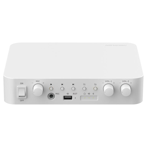 Amplificator IP doua zone, 80W, Alarma, USB, Bluetooth - HIKVISION