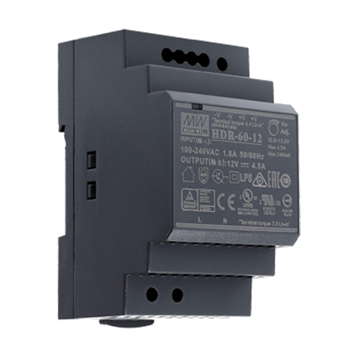 Sursa de alimentare in comutatie, 12V / 4.5A, sina DIN - MEAN WELL