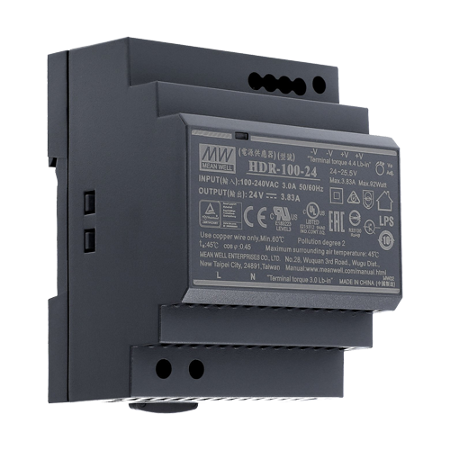  Sursa de alimentare in comutatie, 24V / 3.83A, sina DIN - MEAN WELL