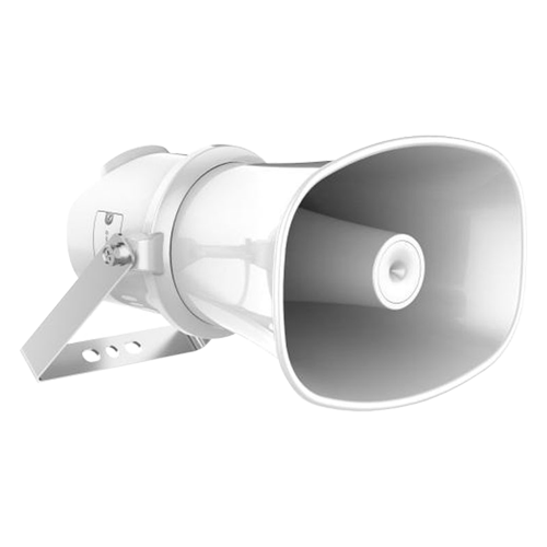 Difuzor IP cu palnie 7W, Mic., 4GB EMMC, PoE, iesire 12VDC 25mA, Alarma, IP67 - HIKVISION DS-QAZ1307G1T-E