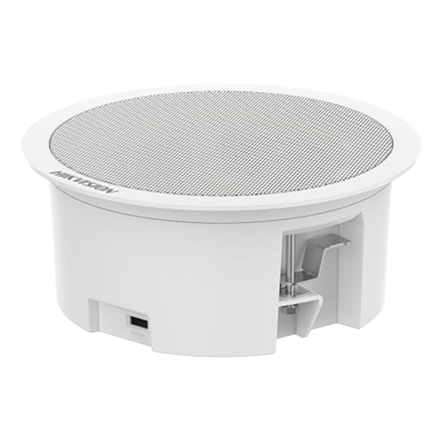 Difuzor IP, 6W, montare tavan, suport difuzor secundar, 4GB EMMC, PoE, 12VDC, Alarma - HIKVISION