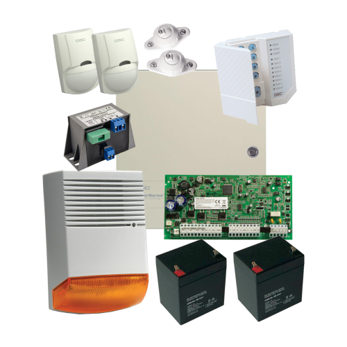 Kit alarma la efractie DSC cu sirena exterioara