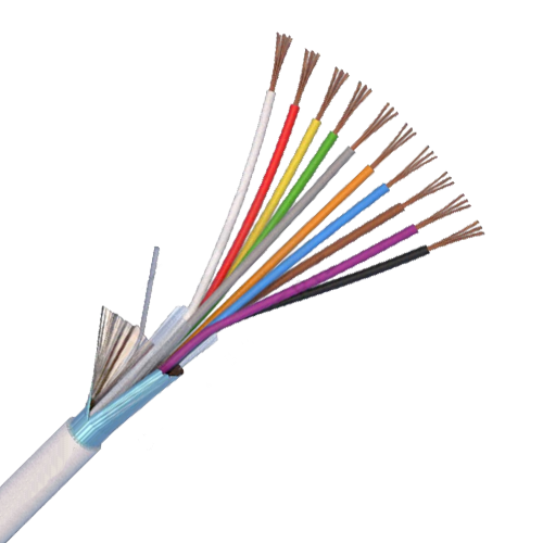 Cablu de alarma 10 fire ecranate, cupru integral