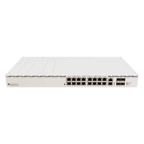  Switch 16xRJ45 PoE Gigabit, 2xRJ 45 consola, 4 SFP 10G, Management - MIKROTIK