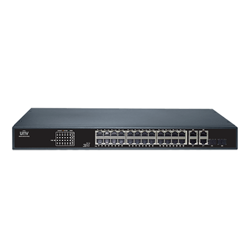 Switch 24xRJ45 POE, 2xRJ45, 2xRJ45 combo, Gigabit - UNV