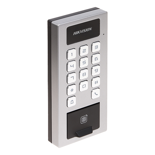 Terminal control acces si interfon cu tastatura, cititor card, amprenta, BT, Wi-Fi - HIKVISION