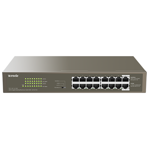 Switch 16 porturi Gigabit PoE - Tenda