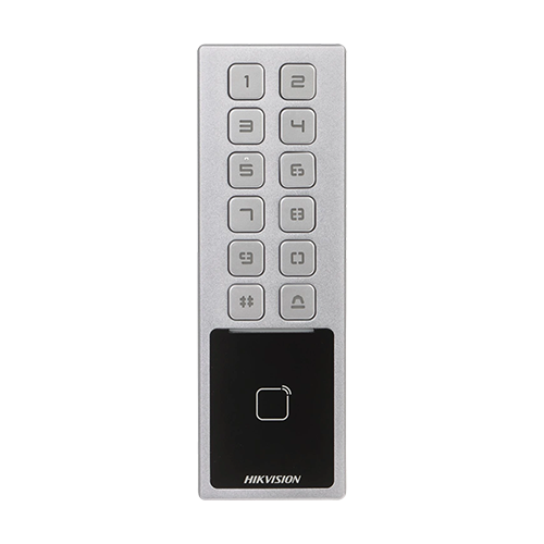 Terminal control acces cu tastatura, card M1, Bluetooth, Wi-Fi, Alarma - HIKVISION