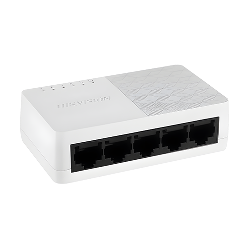 Switch 5 porturi 10/100 Mbps RJ45 - HIKVISION