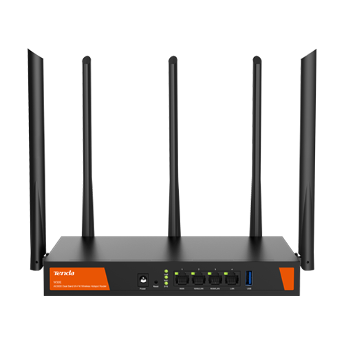 Router WiFi 6 Dual Band, 2976Mbps, 4 porturi Gigabit, AX3000, Management - TENDA