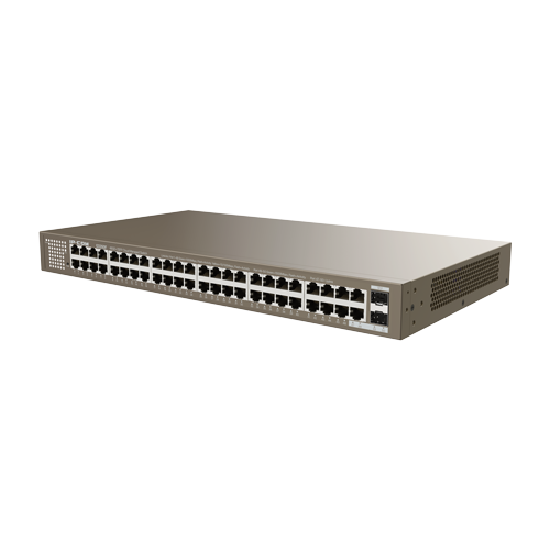 Switch 48 porturi RJ45 1Gbps, 2 porturi SFP 1Gbps, L2 Cloud Management - IP-COM
