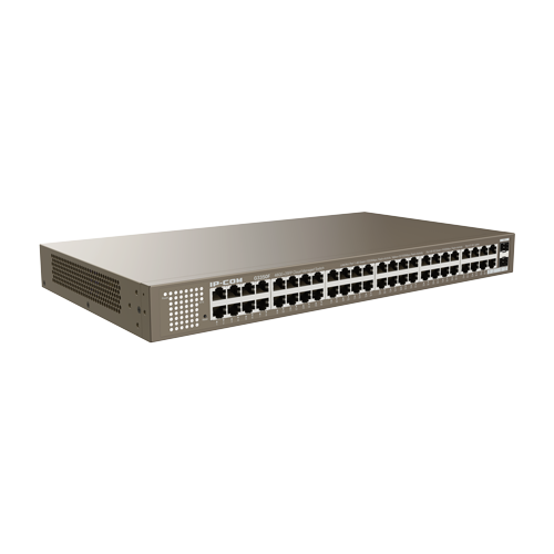 Switch 48 porturi RJ45 1Gbps, 2 porturi SFP 1Gbps, L2 Cloud Management - IP-COM