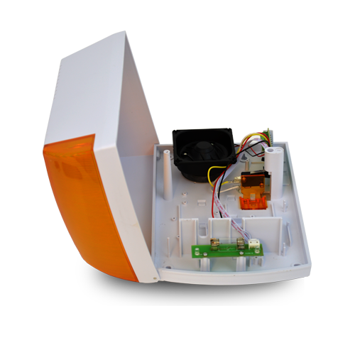 KIT 8 sirene de exterior + 8 acumulatori 12V, 4Ah