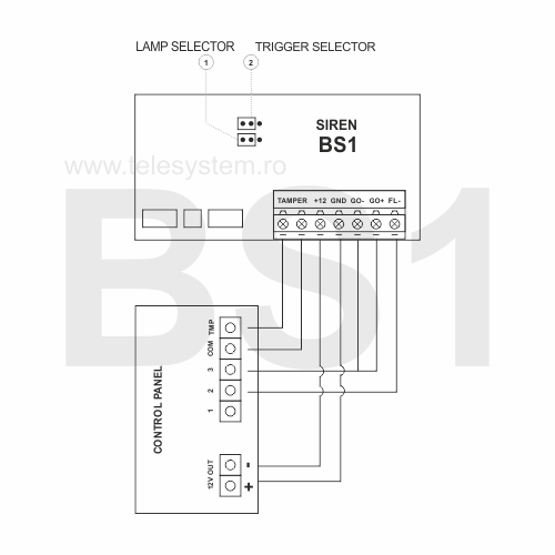 KIT 8 sirene de exterior + 8 acumulatori 12V, 4Ah