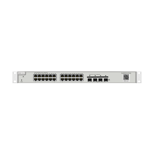Switch 24 porturi Gigabit, 4 porturi SFP+, L3 Cloud Management - Ruijie