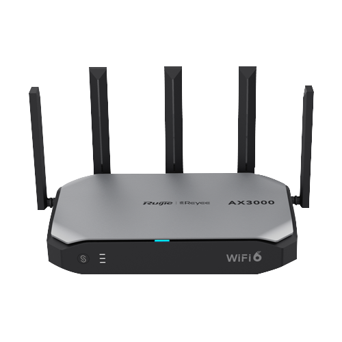 Router WiFi 6 Dual Band, 5 porturi GE, AX3000, Cloud Management - Ruijie