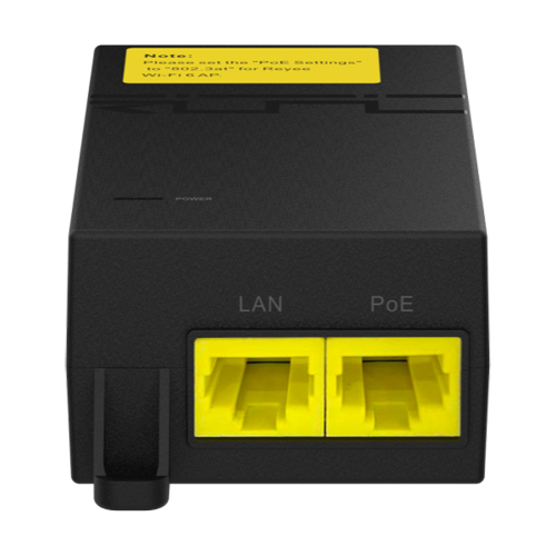 Injector 1 port PoE, 52V, 31.2W - Ruijie