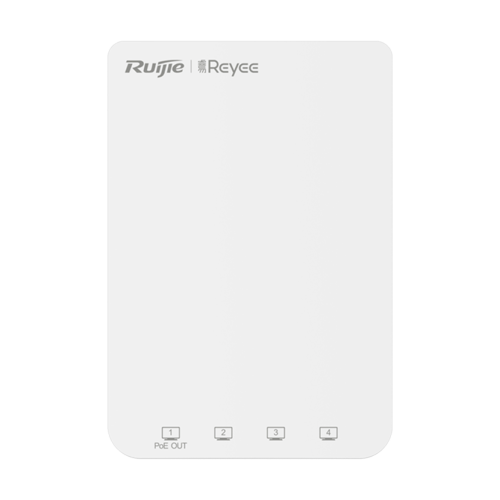 Access Point Wireless AC1300 Dual-Band, Wi-Fi 5, 2 dBi, 5x RJ45 Gigabit, PoE IN, Cloud Management - Ruijie RG-RAP1200(P)
