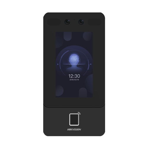 Terminal control acces TCP/IP cu Recunoastere faciala, Amprenta, Card Mifare, PIN, 2MP, WiFi, PoE - HIKVISION DS-K1T342MFWX-E1