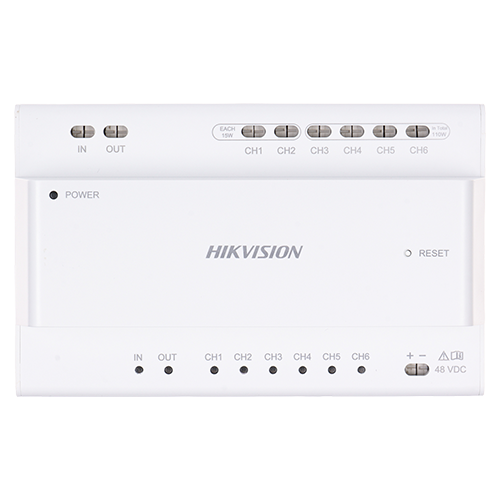 Distribuitor Video/Audio, 2 fire pentru 6 posturi - HIKVISION