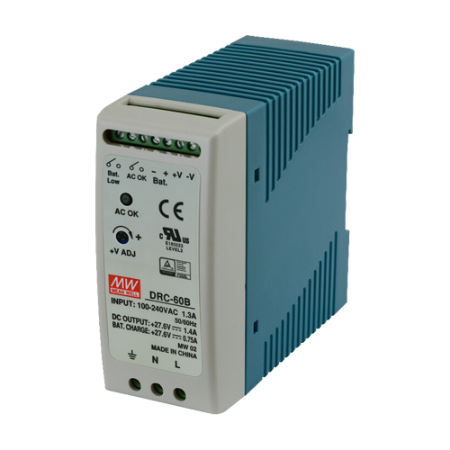  Sursa de alimentare in comutatie, 27.6V / 2.15A, sina DIN, backup - MEAN WELL