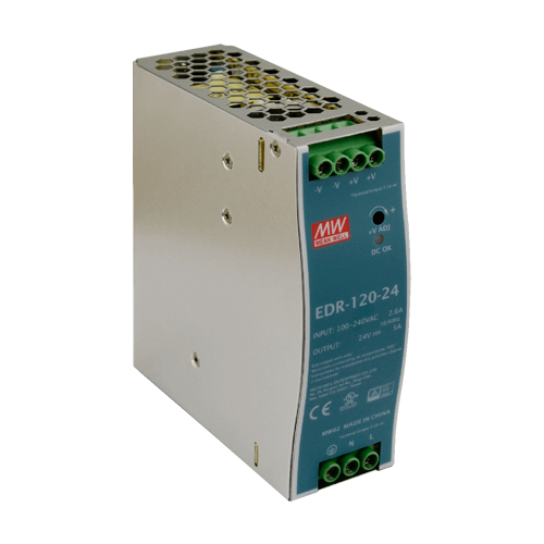  Sursa de alimentare in comutatie, 24V / 5A, sina DIN - MEAN WELL