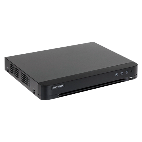 DVR 4K AcuSense, 4ch analog, 8ch IP, 8MP, Alarma, 1U - HIKVISION