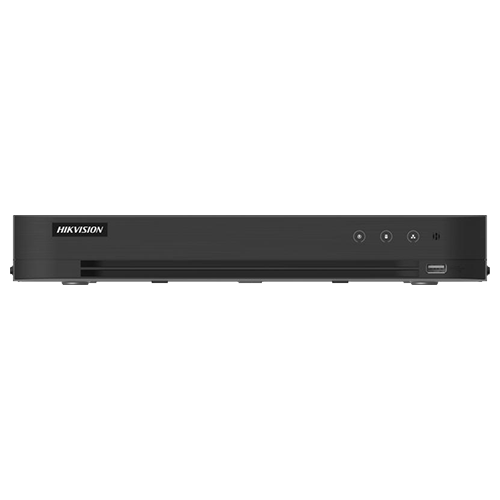DVR 4K AcuSense, 8ch analog, 16ch IP, 8MP, Alarma, 1U - HIKVISION