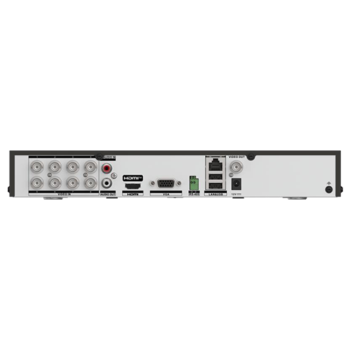 DVR 4K AcuSense, 8ch analog, 16ch IP, 8MP, Alarma, 1U - HIKVISION