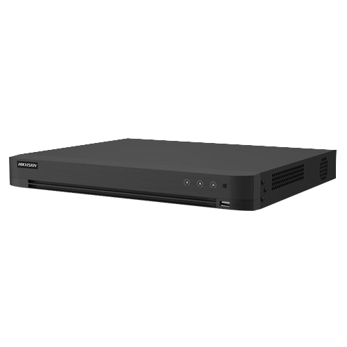 DVR 4K AcuSense, 8ch analog, 16ch IP, 8MP, Alarma, 2 x SATA, 1U - HIKVISION