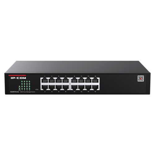 Switch 16 x RJ45 Gigabit, Cloud Management - IP-COM