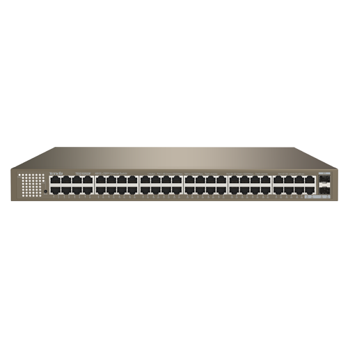 Switch 48 x RJ45 Gigabit, 2 x SFP Gigabit Uplink, 1U - TENDA