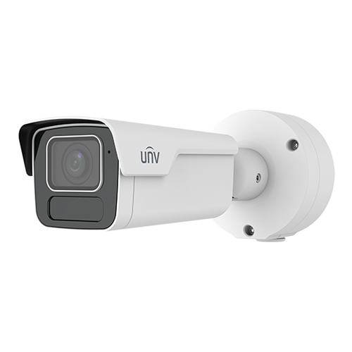 Camera IP 5MP, LightHunter, lentila VF 2.7-13.5mm, IR 60m, Mic., Alarma, IK10 - UNV