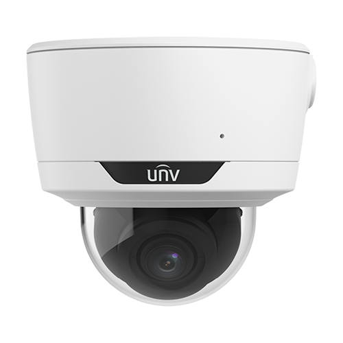 Camera IP 5MP, LightHunter, lentila VF 2.7-13.5mm, IR 40m, Mic., Alarma, IK10 - UNV