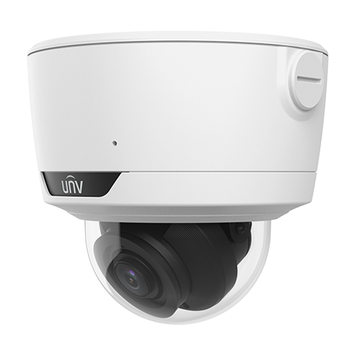 Camera IP 5MP, LightHunter, lentila VF 2.7-13.5mm, IR 40m, Mic., Alarma, IK10 - UNV	