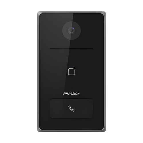 Panou exterior videointerfon TCP/IP, Wi-Fi 2.4GHz, 1 familie, montaj aparent, PoE - HIKVISION