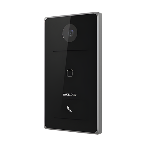 Panou exterior videointerfon TCP/IP, Wi-Fi 2.4GHz, 1 familie, montaj ingropat, PoE - HIKVISION