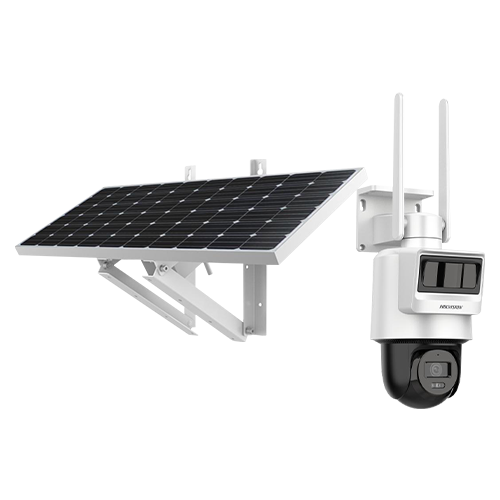 Camera PT IP, 4MP, 4G, 2.8mm, IR 30m, Audio, PIR+Radar, Panou solar, Acumulator - HIKVISION