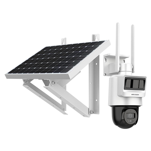 Camera PT IP, 4MP, 4G, 2.8mm, IR 30m, Audio, PIR+Radar, Panou solar, Acumulator - HIKVISION