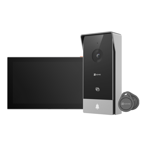 Kit video-interfon, monitor tactil 7 inch, camera 2MP, IR 5m, SDcard, Wi-Fi6 - EZVIZ