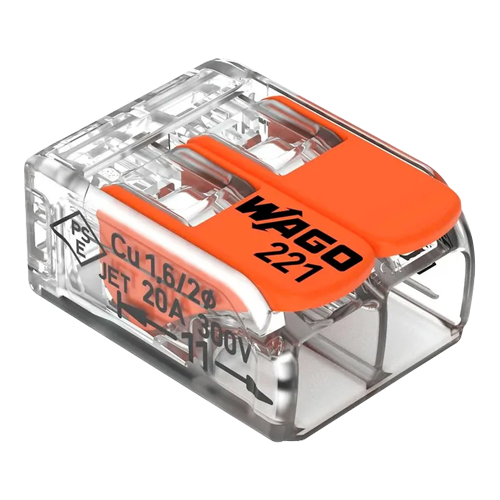 Conector derivatie 2 fire, max. 4 mm² (100 buc.) - WAGO