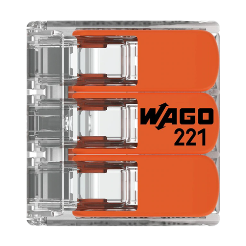 Conector derivatie 3 fire, max. 4 mm² (50 buc.) - WAGO	