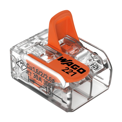  Conector derivatie 2 fire, max. 6 mm² (50 buc.) - WAGO