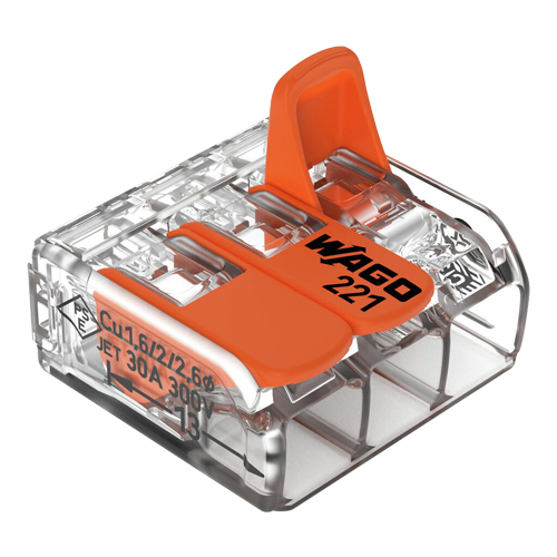 Conector derivatie 3 fire, max. 6 mm² (30 buc.) - WAGO