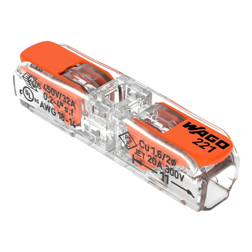  Conector derivatie in linie, 2 fire, max. 4 mm² (60 buc.) - WAGO